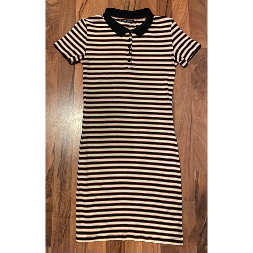 Zara striped dress